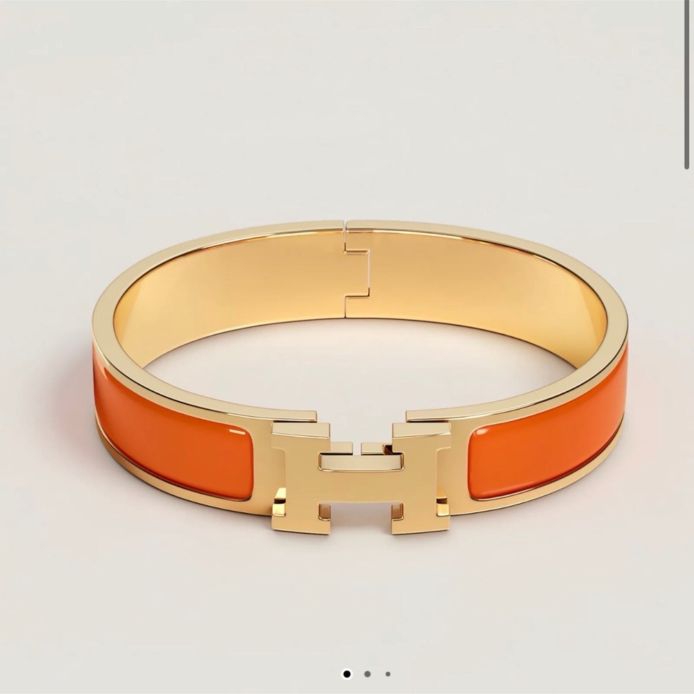 Original Hermes clic H bracelet. - Picture 2 of 11